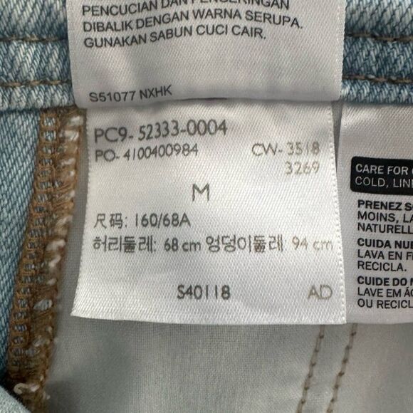 Levi’s Vintage Light Wash Shortalls Size Medium - Picture 12 of 12